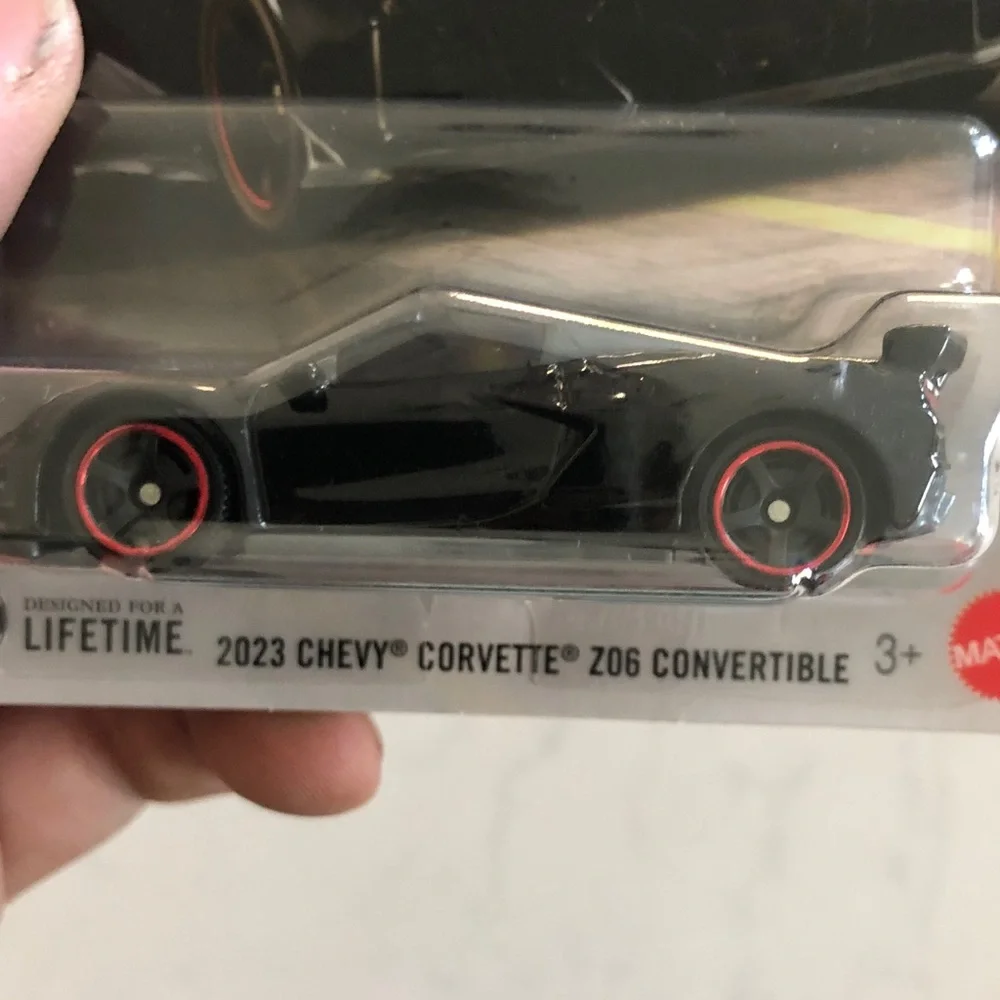 Matchbox Black Chevy Corvette Z06 Convertible